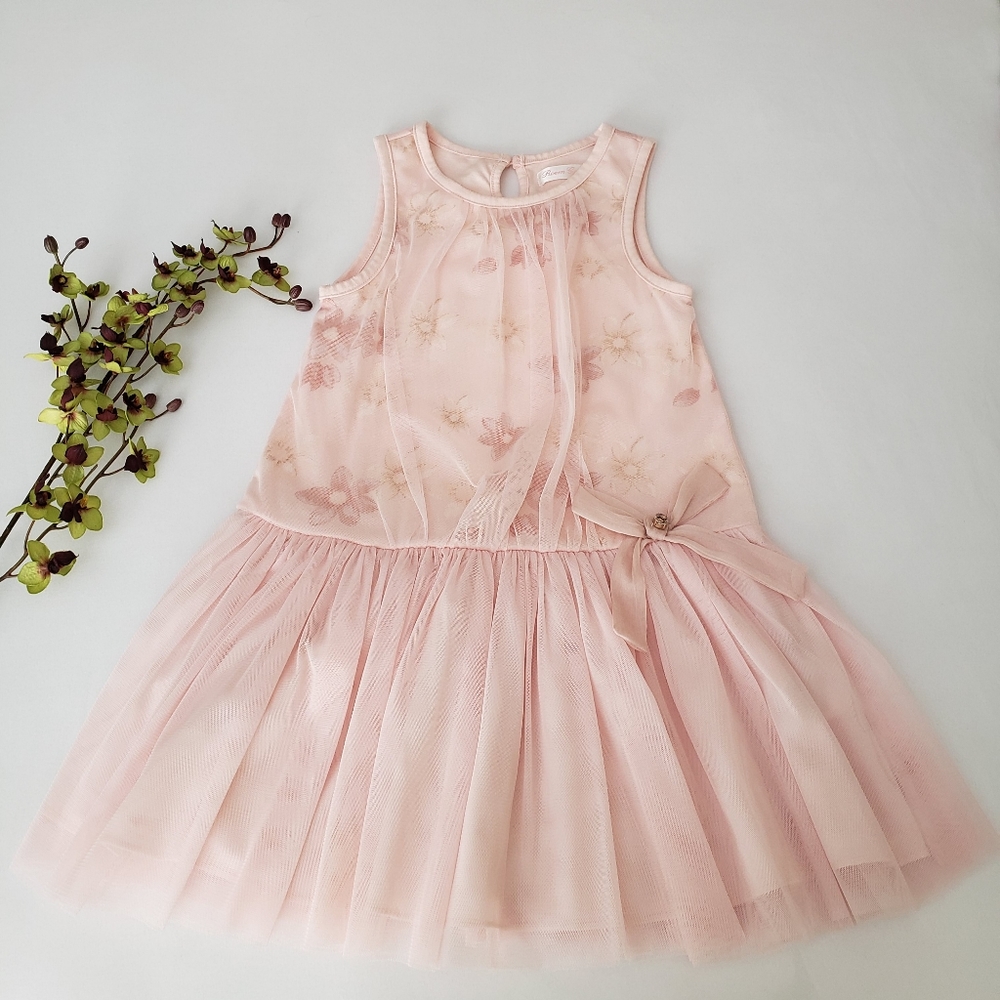 Blush Pink Flower girl Dress